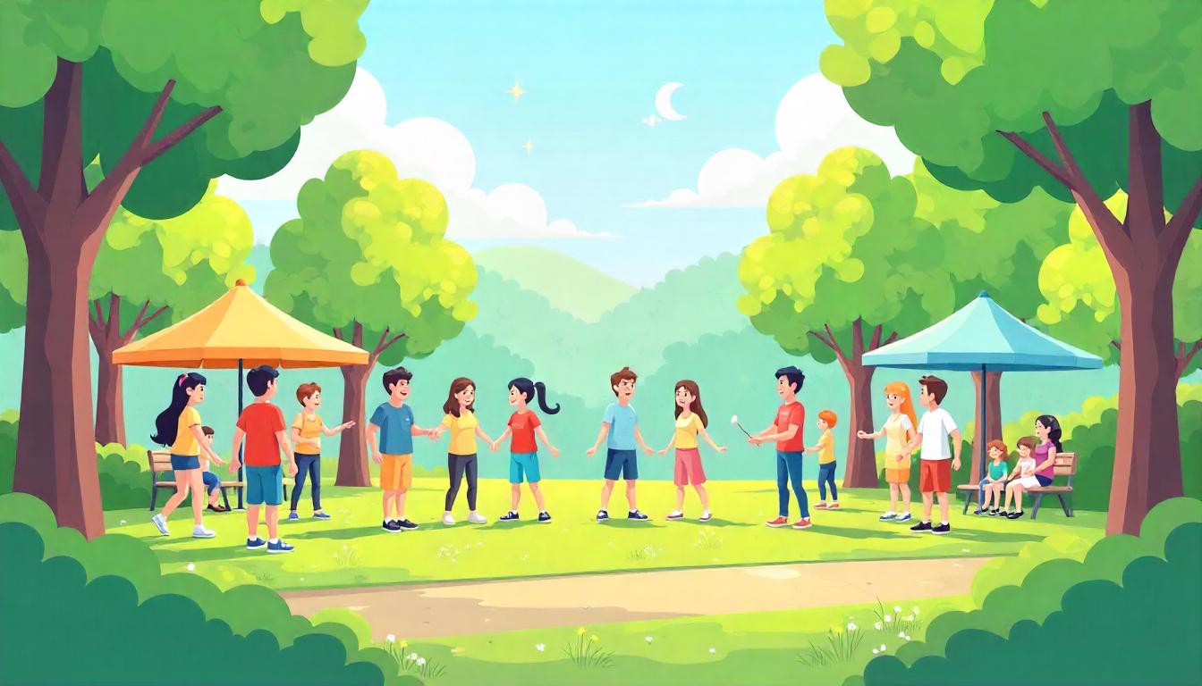 Community event in park